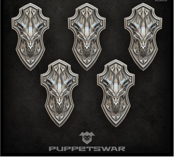 Puppetswar: (Accessory) Dragon Shields (left) (5)