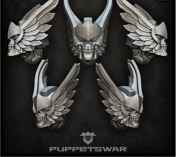 Puppetswar: (Accessory) Fallen Angel Helmets (5)