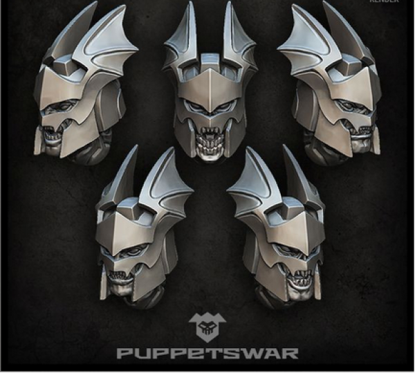 Puppetswar: (Accessory) Vampire Guard Heads (5)