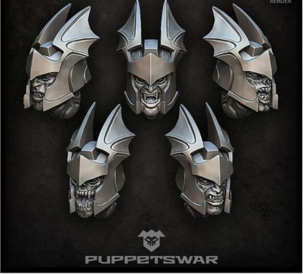 Puppetswar: (Accessory) Vampire Knight Heads (5)