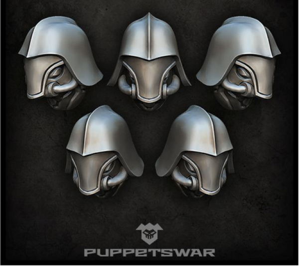 Puppetswar: (Accessory) Sentinel Captain Helmets (5)