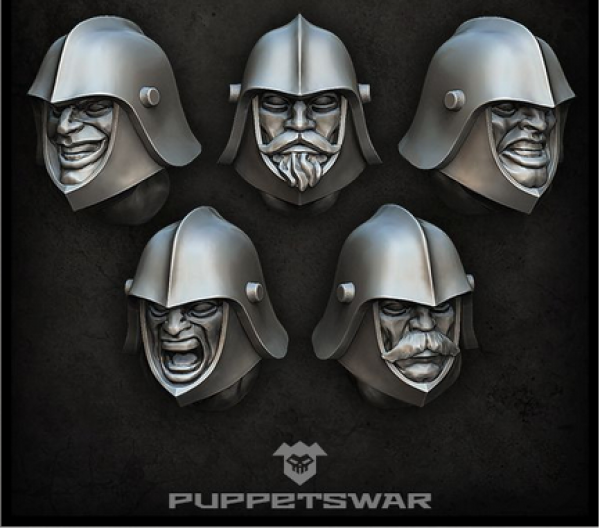 Puppetswar: (Accessory) Sentinel Heads (5)
