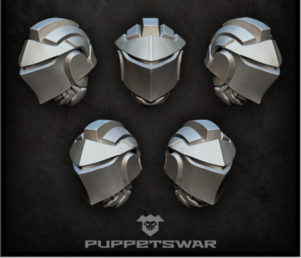 Puppetswar: (Accessory) Jouster Helmets (5)