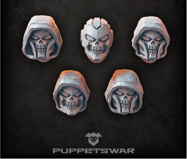 Puppetswar: (Accessory) Ninja Reaper Heads (5)