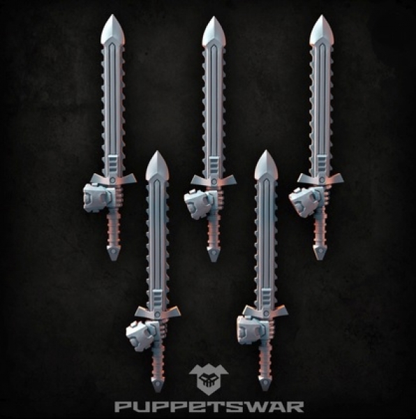 Puppetswar: (Accessory) Jig Longswords (right) (5)