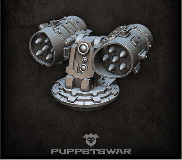 Puppetswar: (Accessory) Missile Launcher Turret MKIV