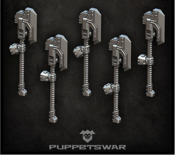 Puppetswar: (Accessory) Great Axes (right) (5)