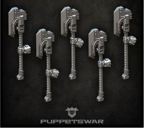 Puppetswar: (Accessory) Great Axes (left) (5)