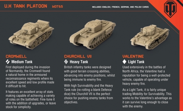 World of Tanks: U.K. Tank Platoon (Cromwell, Churchill VII, Valentine)