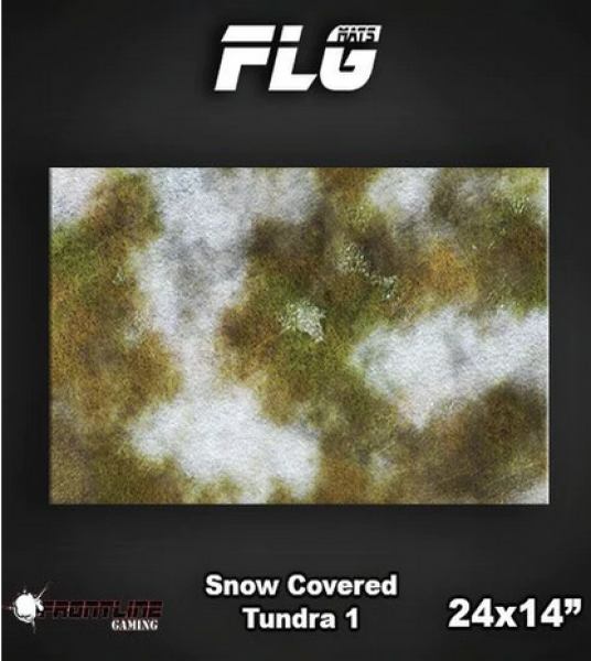 Frontline Gaming Mats: Snow Covered Tundra #1 24x14''