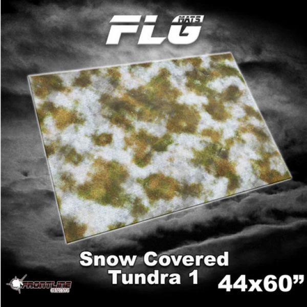 Frontline Gaming Mats: Snow Covered Tundra #1 44x60''