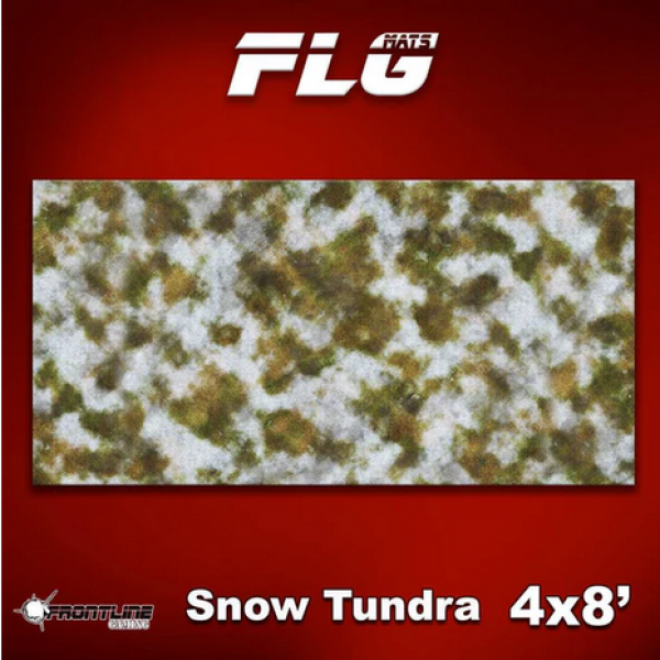 Frontline Gaming Mats: Snow Covered Tundra #1 8'x4'