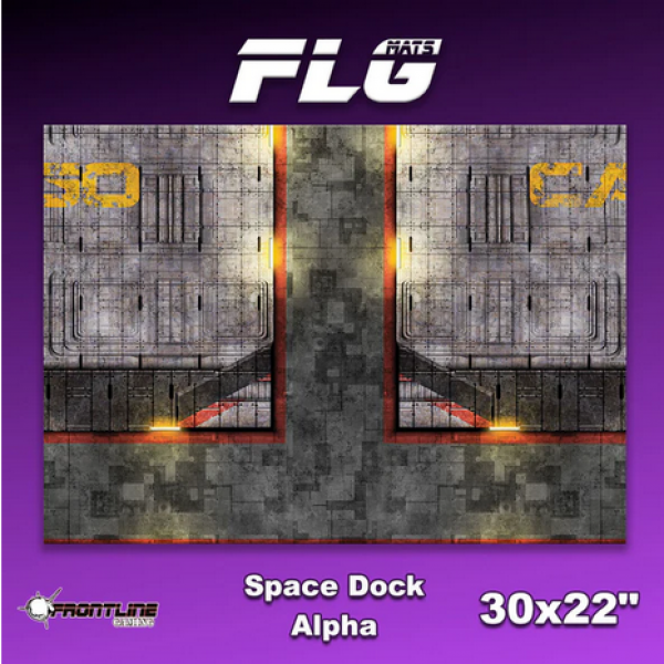 Frontline Gaming Mats: Space Dock Alpha 30x22''