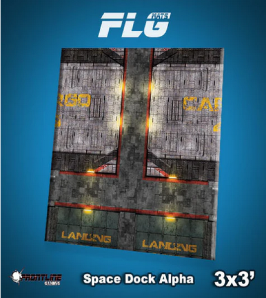 Frontline Gaming Mats: Space Dock Alpha 3'x3'