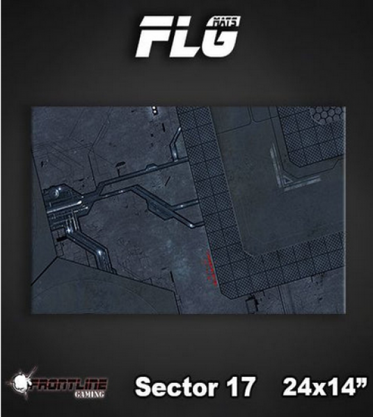 Frontline Gaming Mats: Sector 17 24x14''