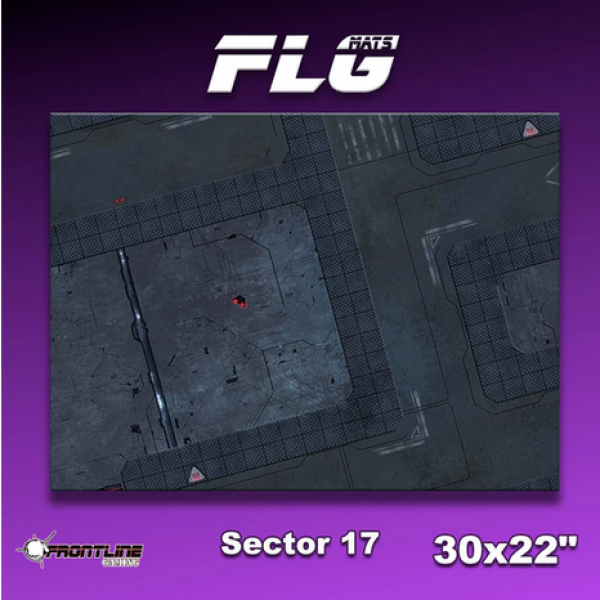 Frontline Gaming Mats: Sector 17 30x22''