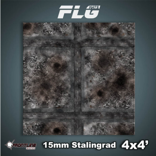 Frontline Gaming Mats: Stalingrad 4'x4' (designed for 15mm)