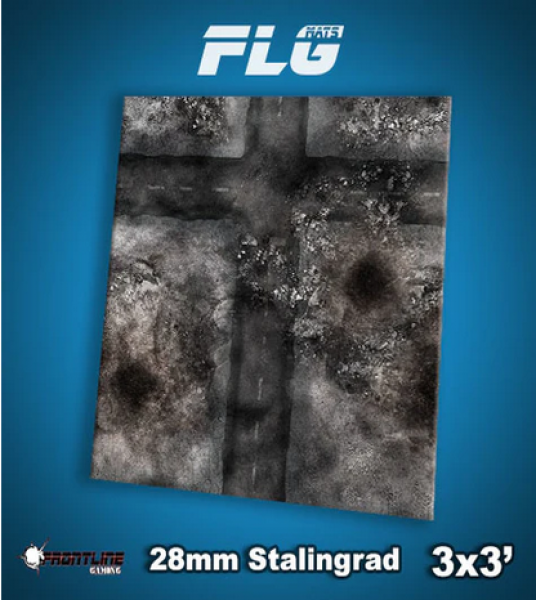 Frontline Gaming Mats: Stalingrad 3'x3' (designed for 28mm)