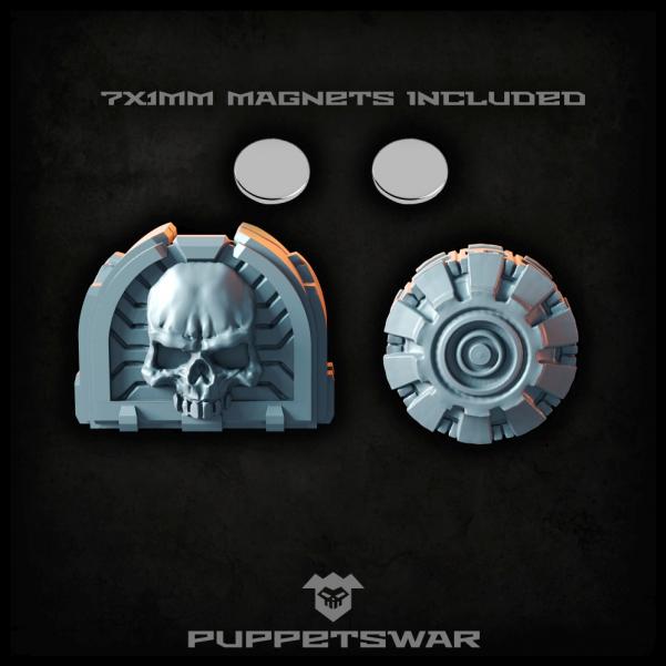Puppetswar: (Accessory) Skull Counters (1-10)