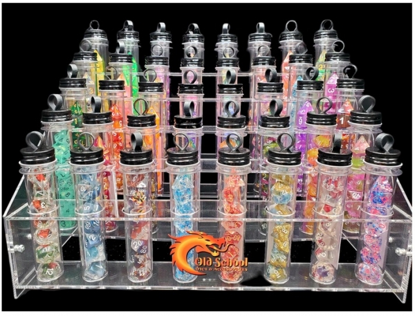 Old School Dice: Best Seller Bundle with Table-top Display