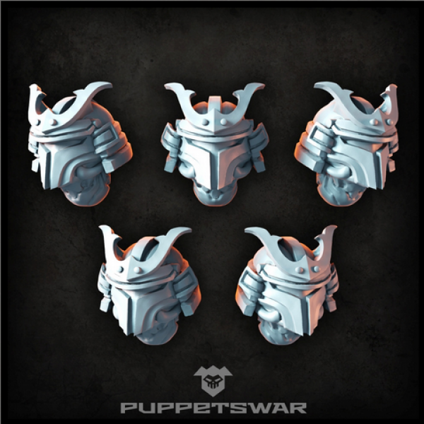 Puppetswar: (Accessory) Daymio Hunter Helmets (5)