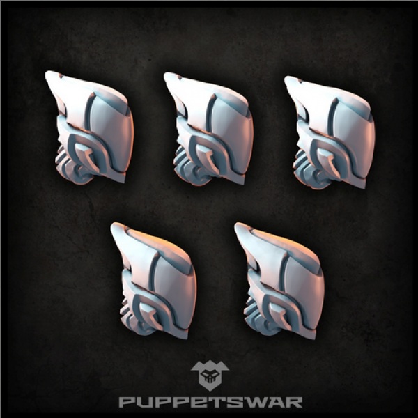 Puppetswar: (Accessory) Warp Guardian Helmets (5)