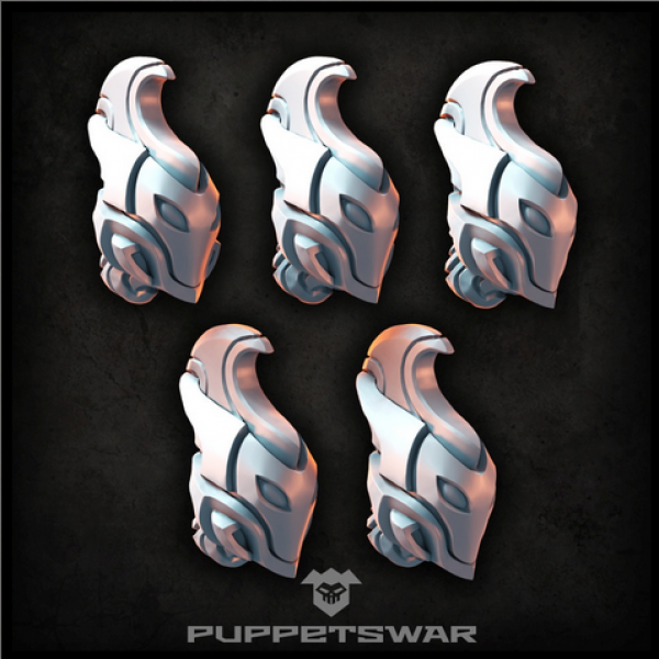 Puppetswar: (Accessory) Knight Lancer Helmets (5)