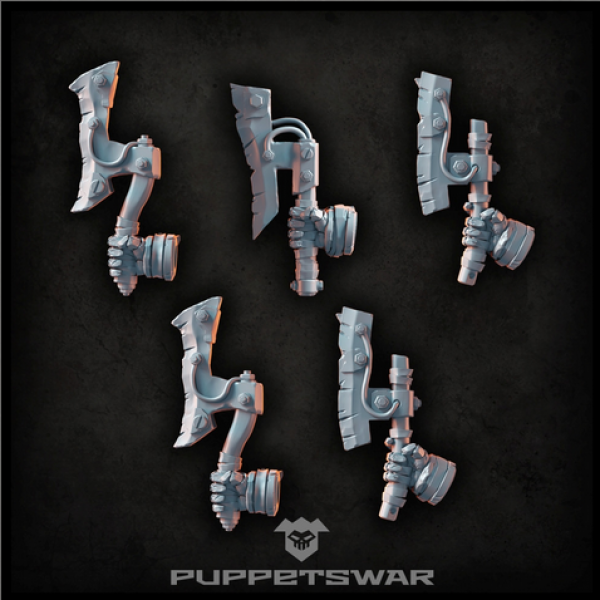 Puppetswar: (Accessory) Orc Axes [right] (5)