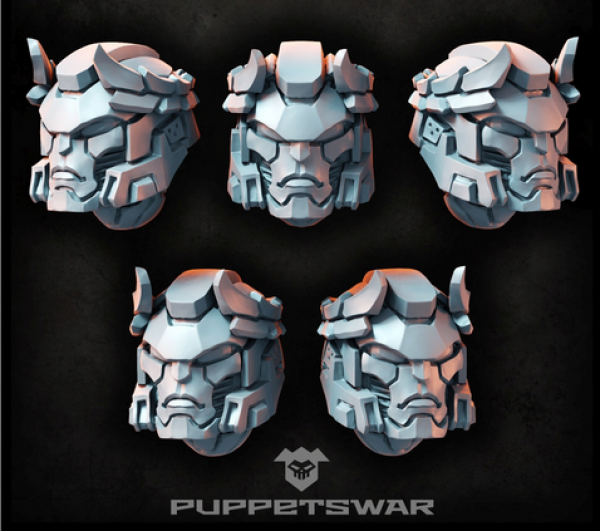 Puppetswar: (Accessory) Zealot Champion Helmets (5)