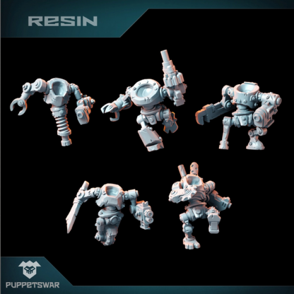 Puppetswar: (Accessory) Gobots Bodies (5)