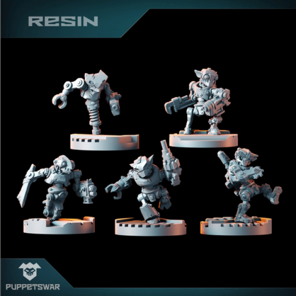 Puppetswar: (Accessory) Gobots (5)