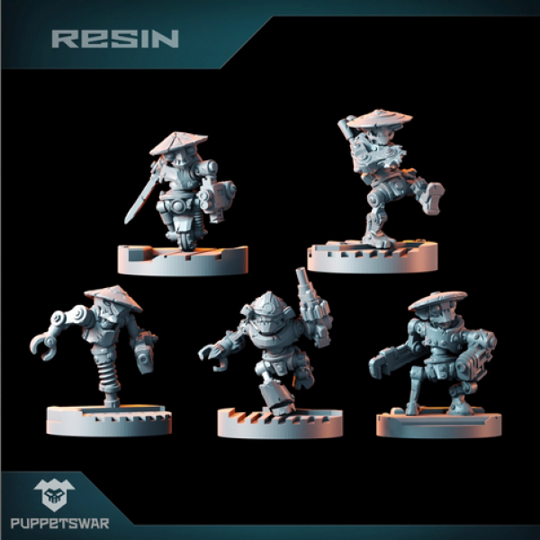 Puppetswar: (Accessory) Bushi Gobots (5)