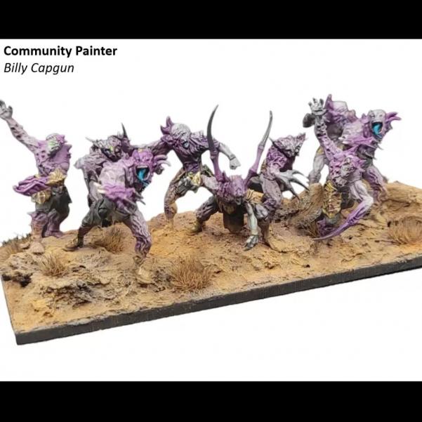 Kings of War: Twilight Kin Voidtouched Mutants / Weavers Regiment