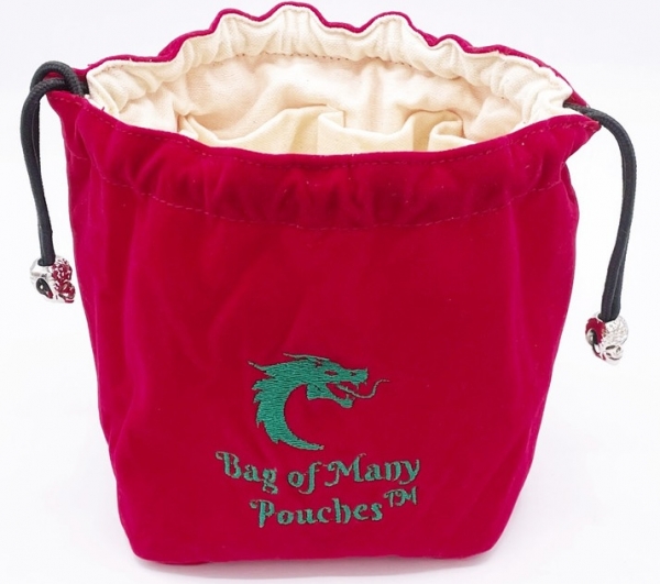 Old School Dice: Bag of Many Pouches RPG D&D Dice Bag - Santa's Bag