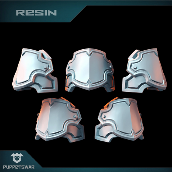 Puppetswar: (Accessory) H.I. Shield Shoulder Pads (5)