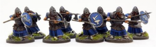 SAGA: Age of Magic - Durinn's Folk Warriors Attacking with Heavy Weapons (8) (Dwarves)