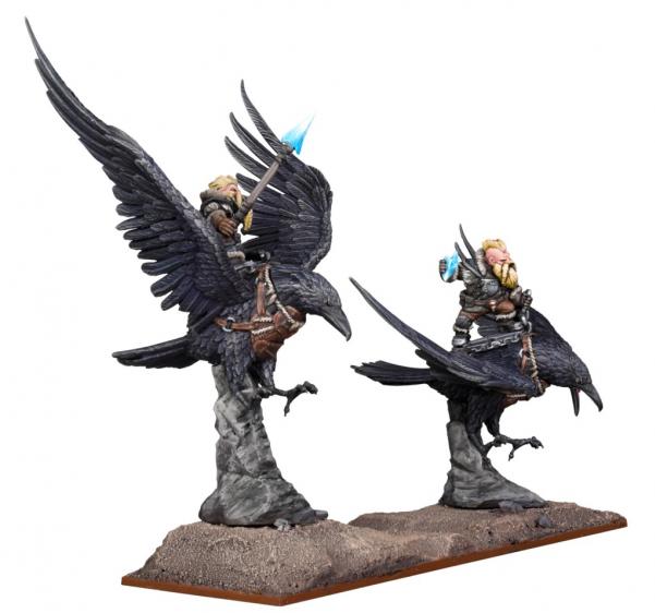Kings of War: 3rd Edition - Northern Alliance Dwarf Raven Rider (Frostclaw) Regiment
