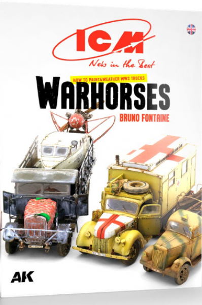 AK-Interactive: ICM How To Paint & Weather WW2 Trucks Warhorses