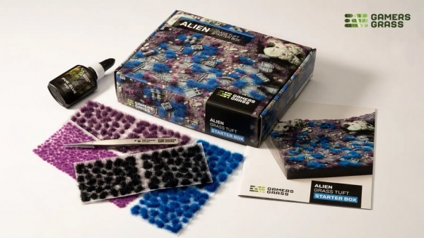 Gamer's Grass: Tuft Starter Boxes - Alien Grass
