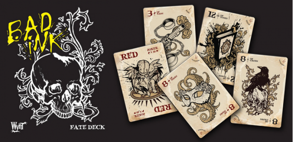 Malifaux: Bad Ink Fate Deck with Deck Box