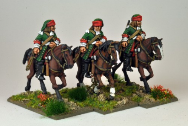 Northstar 1672: French Dragoons Mounted (3)