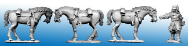 Northstar 1672: French Dragoon Horse-holder (4pcs)