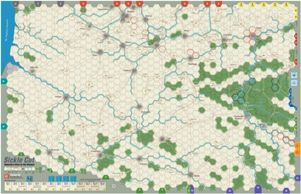 France '40 Mounted Map