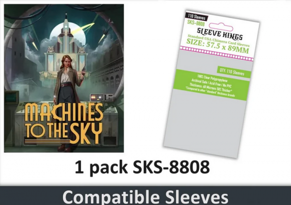 ''Machines To The Sky'' Compatible Card Sleeve Bundle (8808 X 1)
