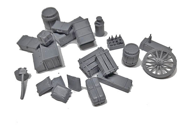 Dead Mans Hand: Street Scatter (2 sprues bagged with header)
