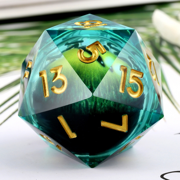 Dice Habit Jumbo D20 Dice (Dragon Eye) [Specimen]