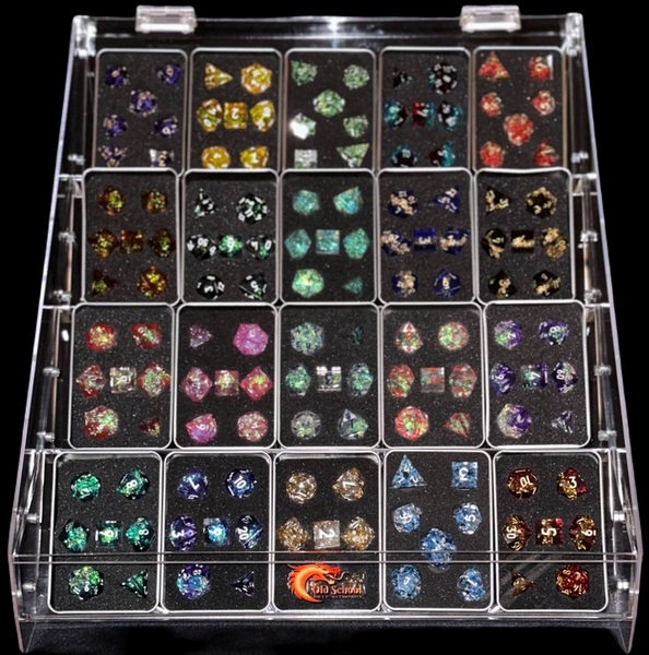 Old School Dice: Sharp Edged Bundle - Refill (No Display)
