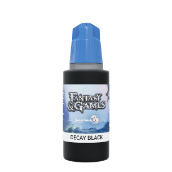 Fantasy & Games Range: DECAY BLACK (1 Bottle 17 ML)