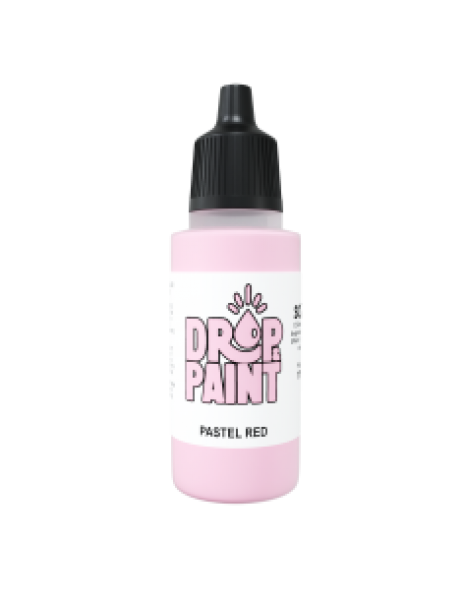 Drop & Paint Range: PASTEL RED (1 Bottle 17 ML)