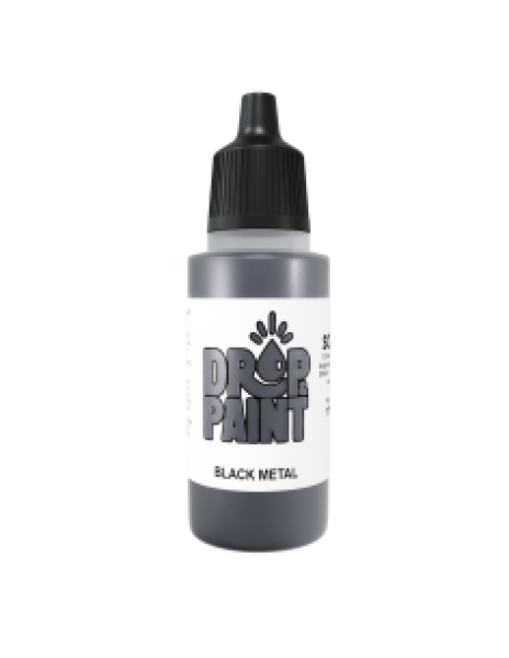 Drop & Paint Range: BLACK METAL  (1 Bottle 17 ML)